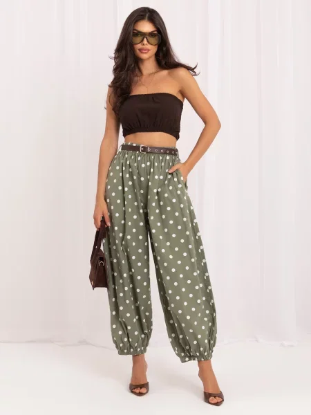 Pantaloni Italy Moda alb