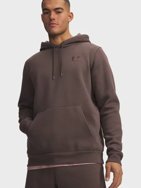 Флисовое худи Under Armour бежевое