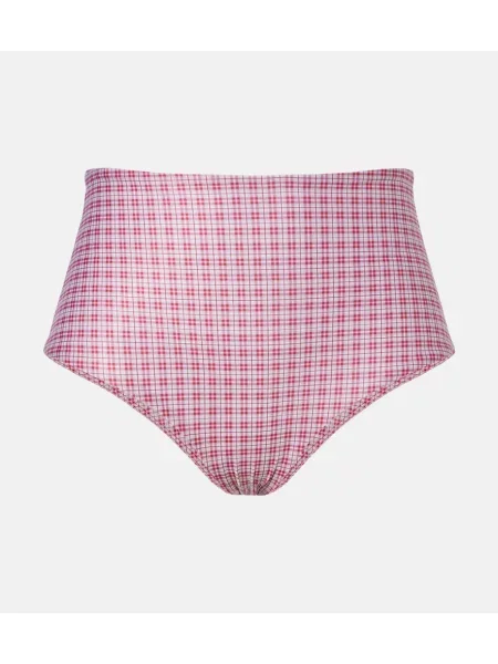 Bikini Faithfull w kratę czerwone