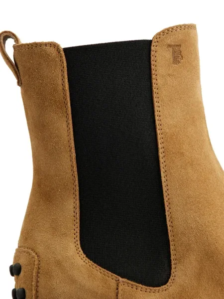 Botine chelsea Tod's din piele de căprioară maro