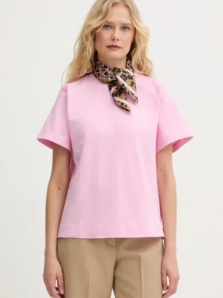 Marella kratka majica z elastanom Emme by Marella roza