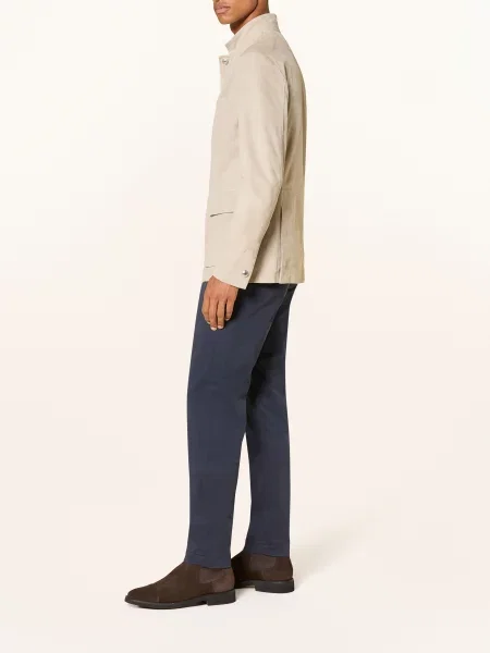 Eleventy Chino Kalhoty Extra Slim Fit tmavě modrá