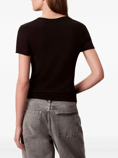 Top Calvin Klein scurt negru