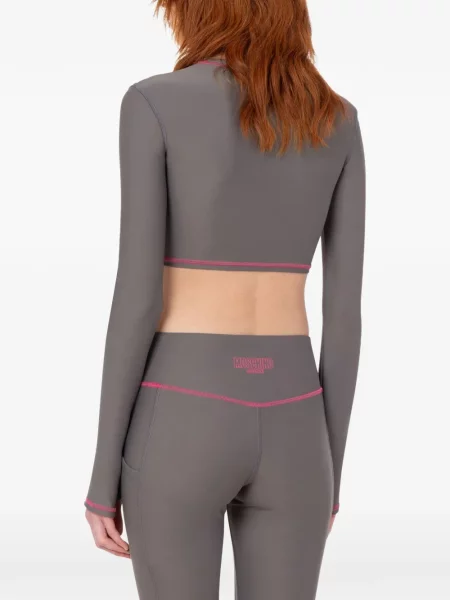 Decupat top Moschino cu imagine gri