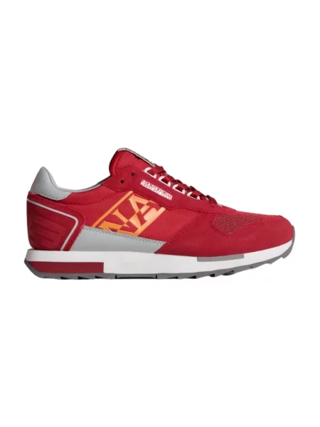 Sneakersy Napapijri zamszowe czerwone