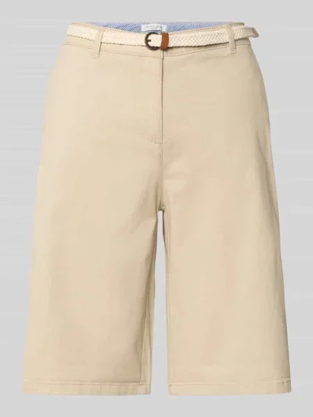 Bermudy z i wpuszczanymi w stylu francuskim Christian Berg Woman