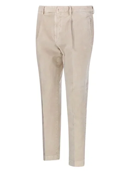 Pantaloni Santaniello de catifea cord plisate