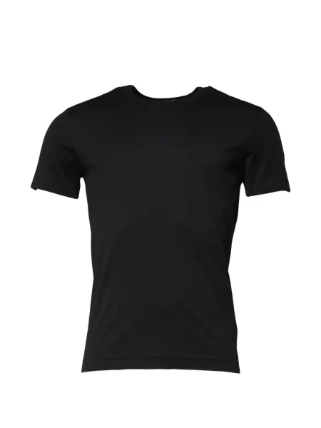 Tricou Dolce & Gabbana cu decolteu rotund negru