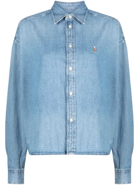 Zateplené sametové šortky cargo Polo Ralph Lauren s vysokým pasem oranžové