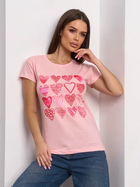 Футболка ISSA Plus персик