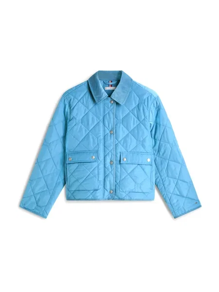 TOMMY HILFIGER Geacă de primăvară-toamnă aqua albastru