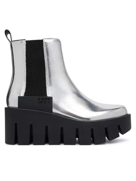 United Nude Ботильйони Grip Chelsea LO V Срібний