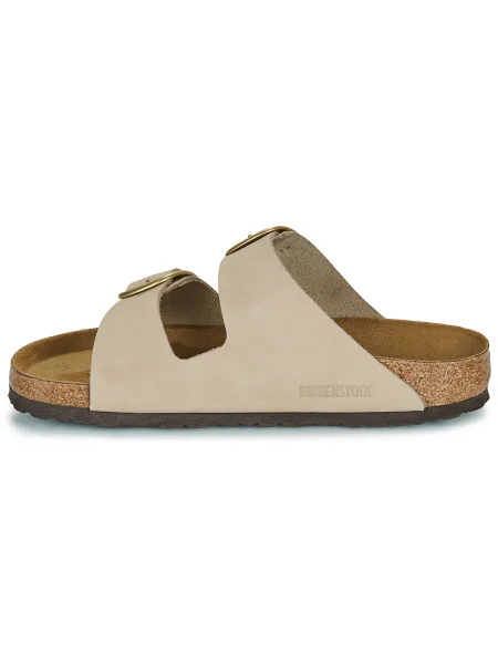Pantofi Birkenstock cu cataramă bej