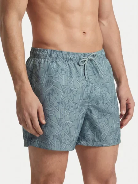Emporio Armani Pantaloni scurți pentru înot albastru