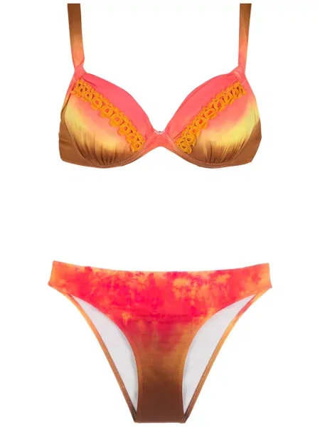 Haftowany tie dye bikini Amir Slama