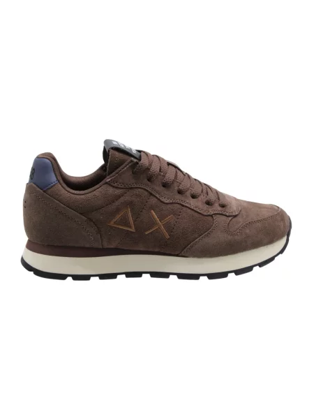 Sneakersy Sun68 brązowe
