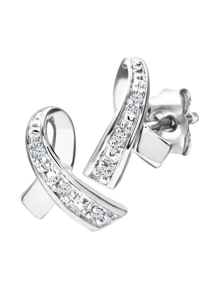 DIAMANT LETERNEL Cercei argintiu