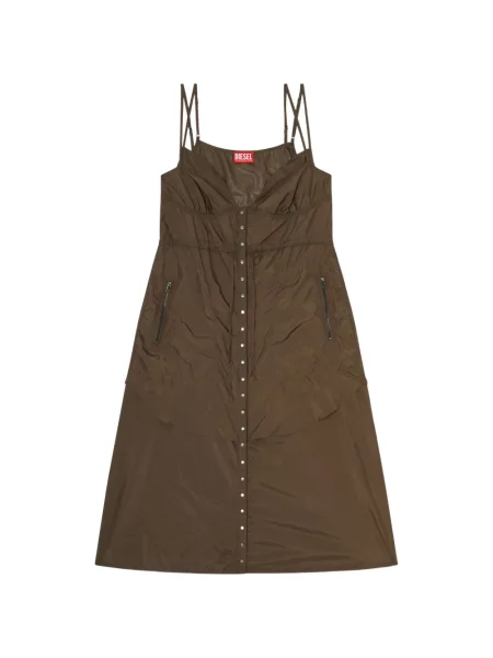 Rochie midi Diesel maro