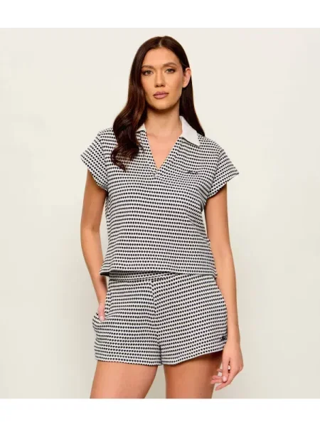 Karl Lagerfeld Tricou crem negru