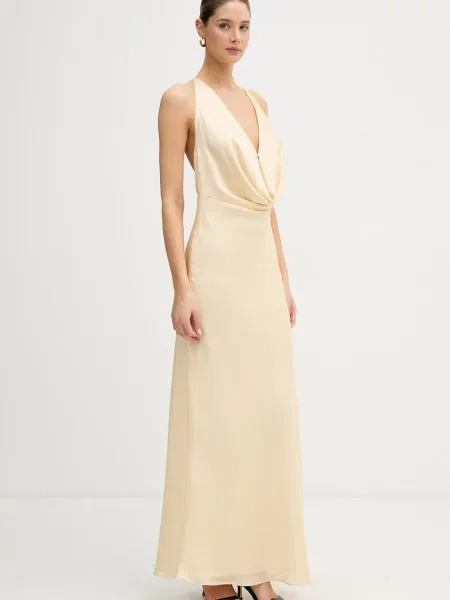 Rotate sukienka żółta