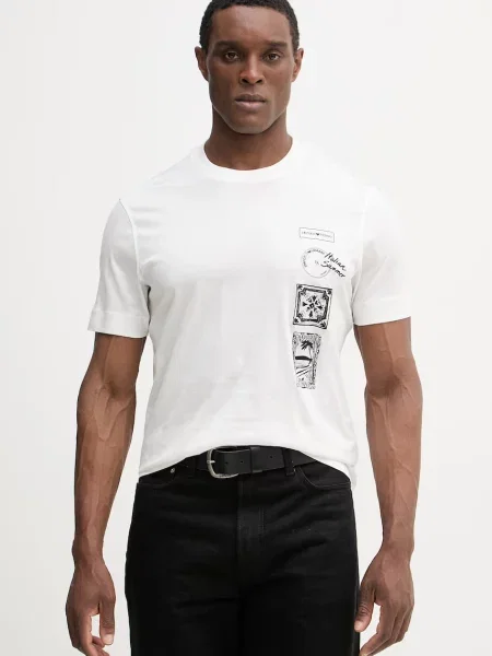 Emporio Armani tricou din alb