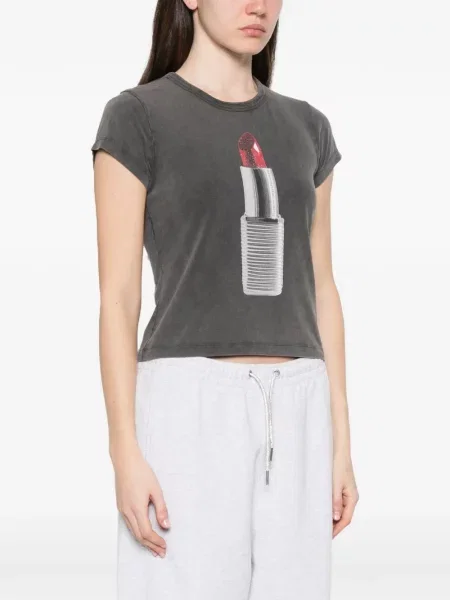 Tricou Alexander Wang cu imagine gri