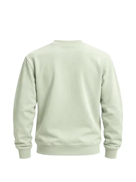 Hanorac Boss cu broderie din material terry verde
