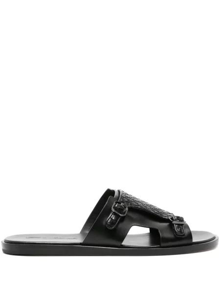 Papuci Santoni din piele negru
