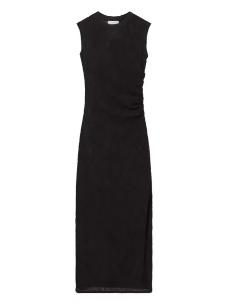 Rochie maxi Stella Mccartney fără mâneci din dantelă negru
