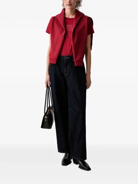 Tricou Armani Exchange cu autograf roșu