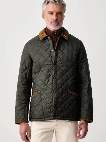 Barbour jachetă scurtă pentru bărbați verde