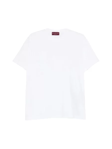 Koszulka Gucci z dżerseju biała