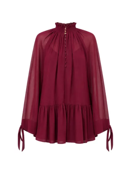 Rochie mini Nicholas cu volane roșu