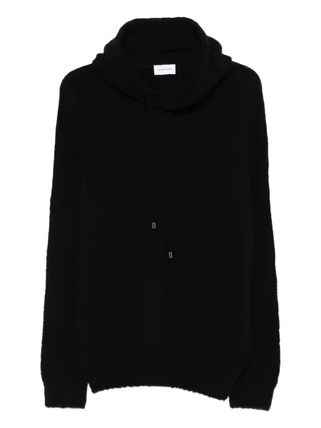 Pulover Scaglione cu glugă negru