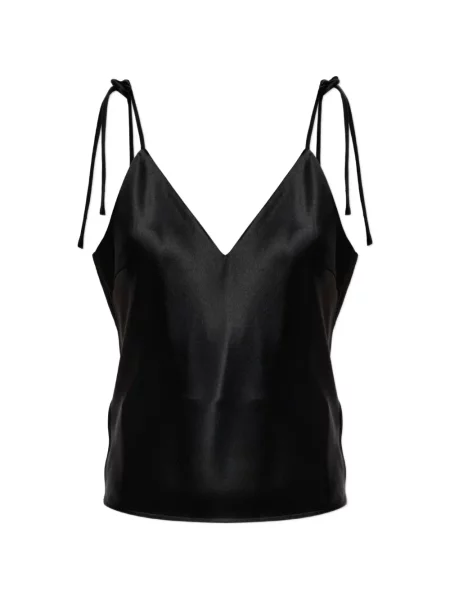 Top By Malene Birger cu legături negru