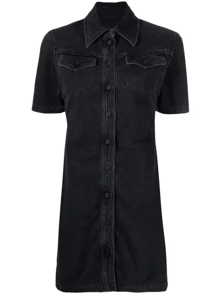 Rochie din denim Off-white alb