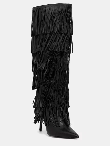 Kozačky Steve Madden Wanderlust na černá