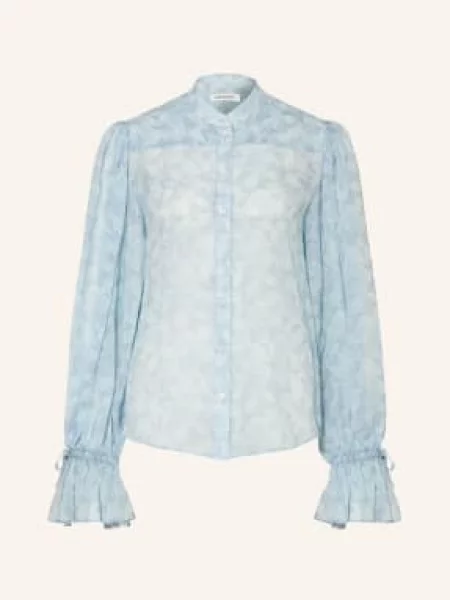 Ladneri Jedwabna Bluzka Elise blau