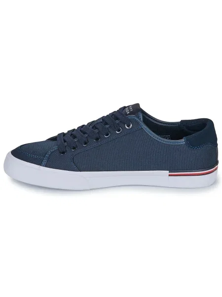Pantofi Tommy Hilfiger din canvas albastru