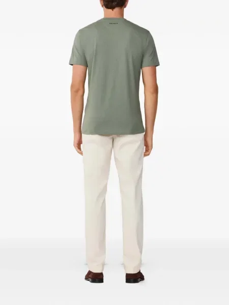Tricou Hackett London cu broderie verde