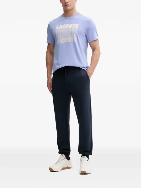 Tricou Lacoste cu imagine violet