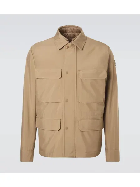 Пухено яке Moncler 3 в 1 бежово