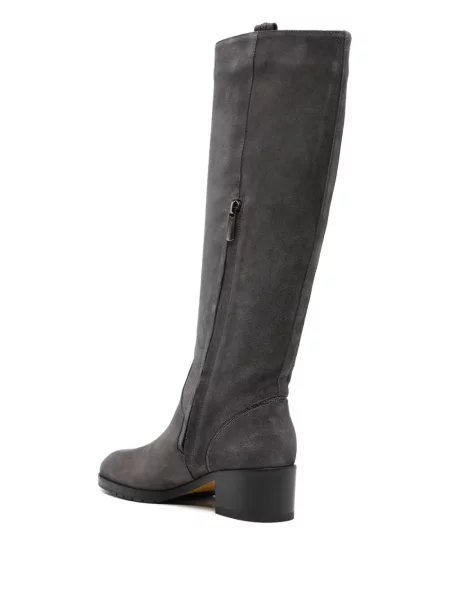 Botine Doucal's din piele de căprioară gri