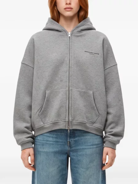 Hanorac cu glugă Alexander Wang gri