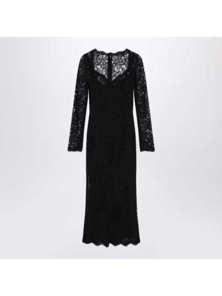 Sukienka midi Dolce And Gabbana czarna