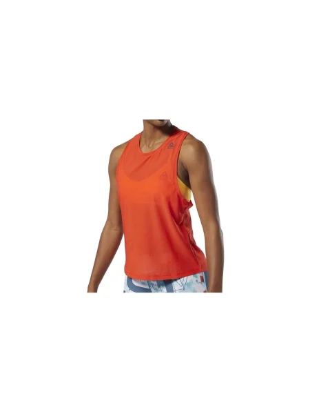 Tricou Reebok Sport din jacard portocaliu