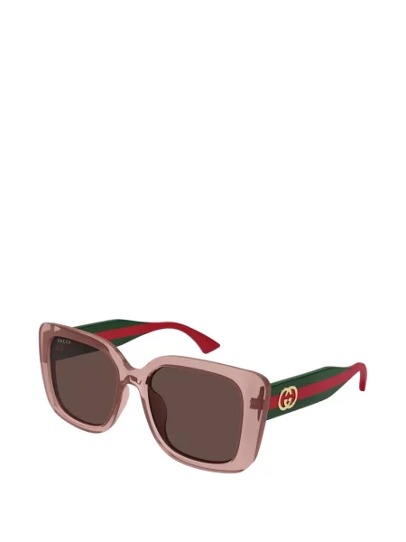 Sunčane naočale Gucci Eyewear s autogramom ružičasta
