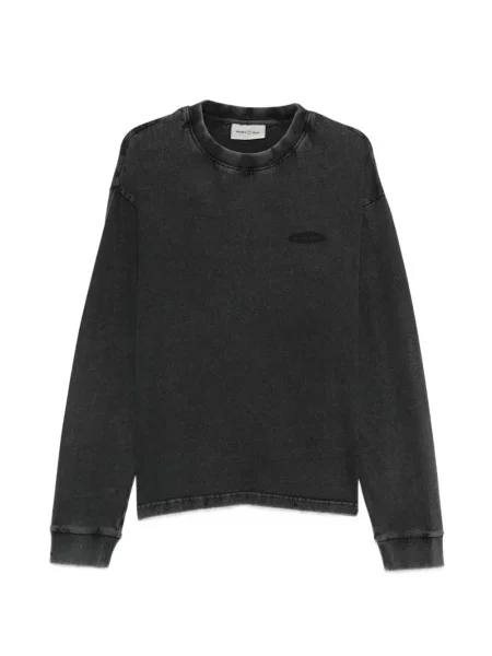 Дълго тениска Bram’s Fruit с кръгло деколте сиво