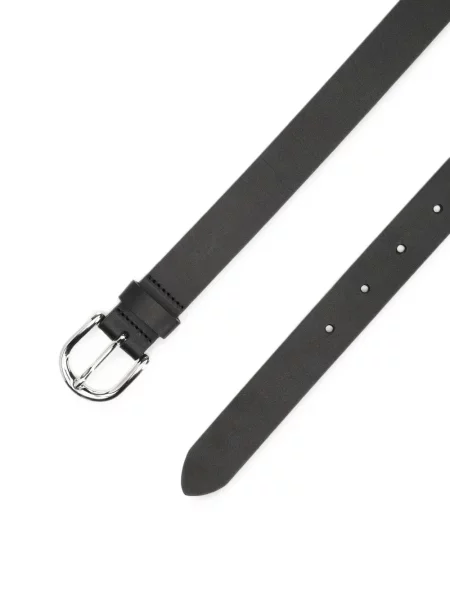 Cu centură curea Isabel Marant din piele negru