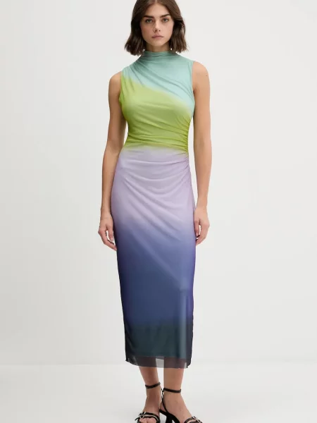 Desigual rochie LOLA maxi mulata violet